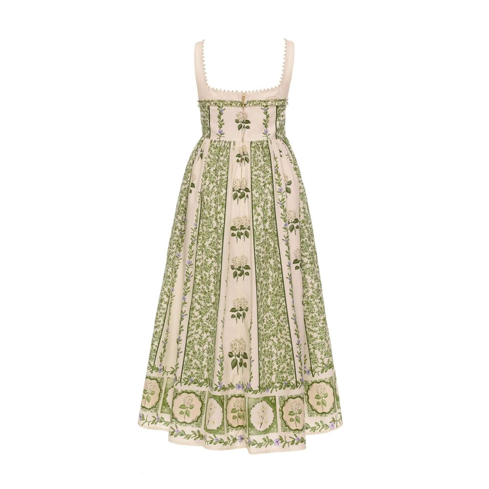 Agua by Agua Bendita Barbara floral cotton midi dress - Picture 2 of 10